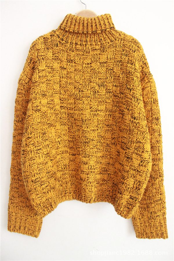 This sweater is made out acrylic which produces toxic by-products and harms the environment.