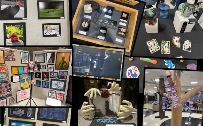 The Exploration of Art in Wheaton Warrenville South’s Winter Art Show